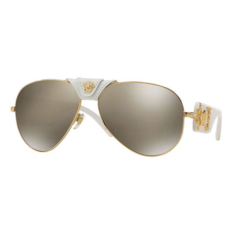 mirror franges versace|Versace Mirrored Luxury Sunglasses .